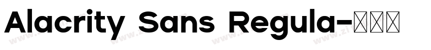 Alacrity Sans Regula字体转换 Alacrity Sans Regula字体转换